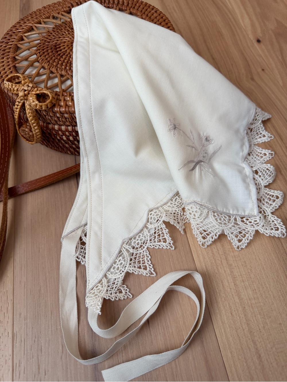 Cottagecore Hair Scarf Handmade